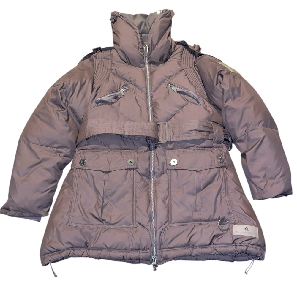 Adidas by Stella McCartney Grey Stone Purple /Dusty rose Ski Snowboard Coat